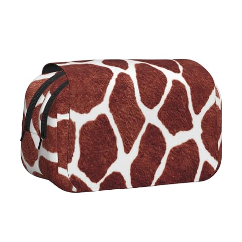 UVBDF Federmäppchen mit Giraffen-Punkten, doppelschichtig, Klappetui, Organizer, Schreibwaren-Tasche für Kinder, Geschenk, Schwarz , Einheitsgröße, Taschen-Organizer UVBDF Federmäppchen mit Giraffen-Punkten, doppelschichtig, Klappetui, Organizer, Schreibwaren-Tasche für Kinder, Geschenk, Schwarz , Einheitsgröße, Taschen-Organizer von UVBDF