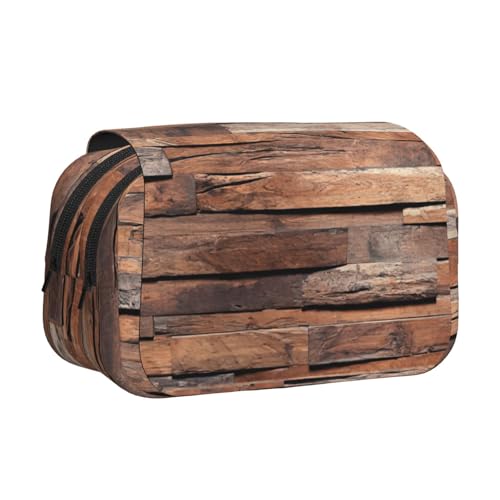 UVBDF Federmäppchen mit Holzpaneelen, Wand- und Bodenstrukturdruck, doppellagig, Klappetui, Organizer, Schreibwaren-Tasche für Kinder, Geschenk, Schwarz , Einheitsgröße, Taschen-Organizer UVBDF Federmäppchen mit Holzpaneelen, Wand- und Bodenstrukturdruck, doppellagig, Klappetui, Organizer, Schreibwaren-Tasche für Kinder, Geschenk, Schwarz , Einheitsgröße, Taschen-Organizer von UVBDF