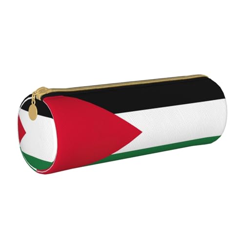 UVBDF Federmäppchen mit Palästina-Flagge, niedlicher Stifthalter für Jungen und Mädchen, Senioren-Federmäppchen, Geschenk für Kinder, weiß, Einheitsgröße, Taschen-Organizer von UVBDF