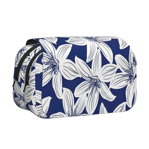 UVBDF Federmäppchen mit tropischem Hibiskusblütendruck, doppellagig, Klappetui, Organizer, Schreibwaren-Tasche für Kinder, Geschenk, Schwarz , Einheitsgröße, Taschen-Organizer UVBDF Federmäppchen mit tropischem Hibiskusblütendruck, doppellagig, Klappetui, Organizer, Schreibwaren-Tasche für Kinder, Geschenk, Schwarz , Einheitsgröße, Taschen-Organizer von UVBDF