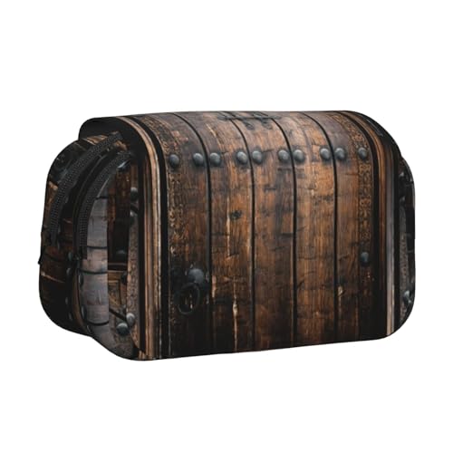 UVBDF Rustikales Federmäppchen mit Holztür, doppelschichtig, Klappetui, Organizer, Schreibwaren-Tasche für Kinder, Geschenk, Schwarz , Einheitsgröße, Taschen-Organizer UVBDF Rustikales Federmäppchen mit Holztür, doppelschichtig, Klappetui, Organizer, Schreibwaren-Tasche für Kinder, Geschenk, Schwarz , Einheitsgröße, Taschen-Organizer von UVBDF