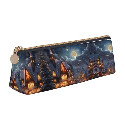 UVBDF Weihnachts-Federmäppchen, tragbar, Schreibwaren, großes Fassungsvermögen, Kosmetik-Organizer-Tasche, weiß, Einheitsgröße, Kosmetiktasche von UVBDF