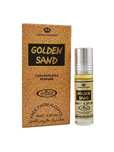 Golden Sand Roll On Parfum Oil - 6 ml (6 Stück) Al-Rehab (£1.25/each) (8511) (OPP/SAFFRON) von Al-Rehab