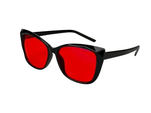 UVtech SLEEP-3W 100% Blaulichtfilter Rote Brille Computerbrille PC Bluelight Filter Uv Blue Light Blocking Glasses Damen UVtech SLEEP-3W 100% Blaulichtfilter Rote Brille Computerbrille PC Bluelight Filter Uv Blue Light Blocking Glasses Damen von UVtech