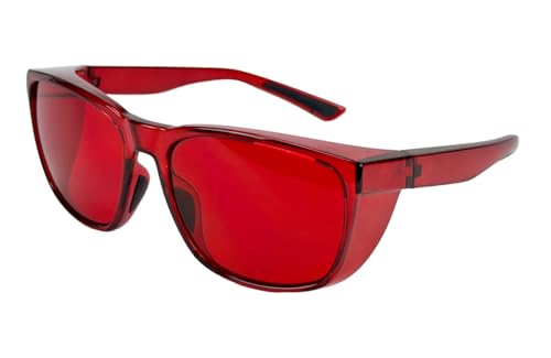 UVtech SLEEP-4A 100% Blaulichtfilter Rote Brille Computerbrille PC Gaming Bluelight Filter Uv Blue Light Blocking Glasses Anti Damen Herren von UVtech