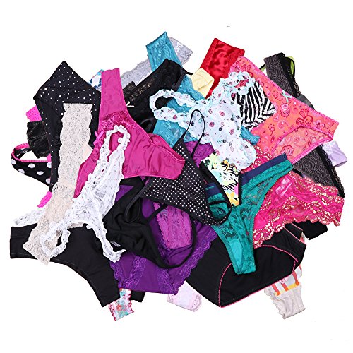 UWOCEKA Damen unterwäsche, arten von t-back thong g-string unterhos lacy höschen xxx-large 10 stück von UWOCEKA
