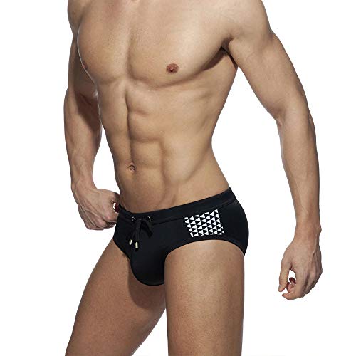 UXH Herren Push-Up Pad Badehose gepolstert vergrößern sexy Bademode Sonnenbad Surf Strand Shorts von UXH