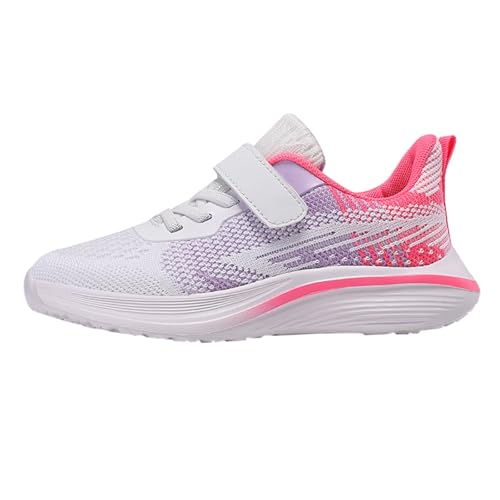 Hallenschuhe mädchen Kindersportschuhe Frühling Mesh Winterschuhe Mädchen Breathable Mesh Sportschuhe Shoes Komfort Leicht Trendy Vielseitige Mädchensportschuhe Sneaker Damen Winter von UXSELKCD