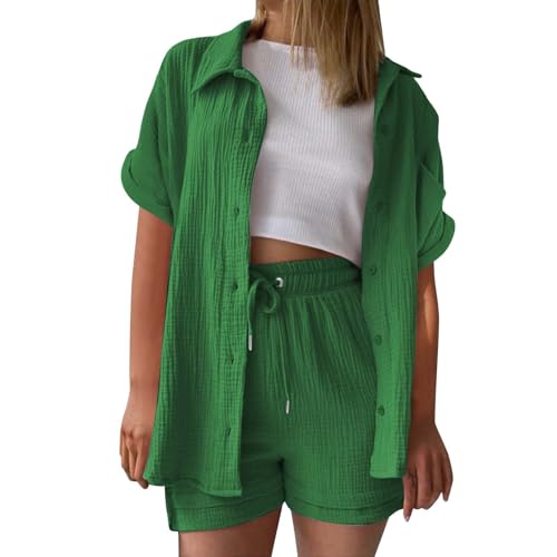 top Damen, Musselin Bluse Damen Shirts Bluse Elegant Tunics Sommer Tshirt Kurzarm Leinen Knopf Bluse Lange Oversized T-Shirt Casual für Leggings top Damen, Musselin Bluse Damen Shirts Bluse Elegant Tunics Sommer Tshirt Kurzarm Leinen Knopf Bluse Lange Oversized T-Shirt Casual für Leggings von UXSELKCD