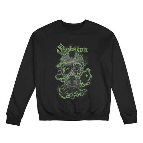 UYETSGDFG Sa*b-a?ton Band Herren Sweatshirt Classic Band Plüsch Rundhals Sweatshirt - Musik Fan Geschenk, Heavy Metal Style Trendy Kleidung Geeignet für Fans Alltag, A-3, 3XL von UYETSGDFG