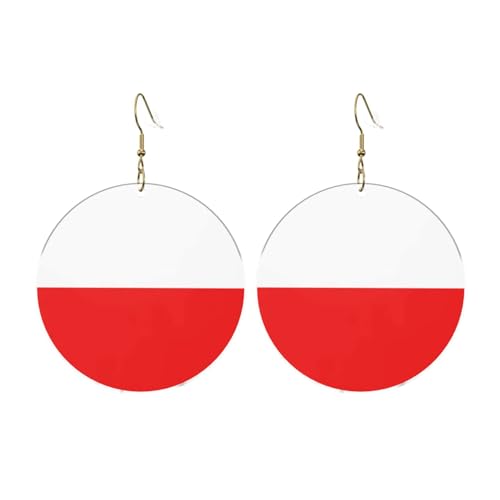 Flagge Thüringen Runde Acryl Ohrringe Ohrringe für Frauen Frauen Mode Weihnachtsgeschenk, Einheitsgröße, Acryl Flagge Thüringen Runde Acryl Ohrringe Ohrringe für Frauen Frauen Mode Weihnachtsgeschenk, Einheitsgröße, Acryl von UYHhgqw