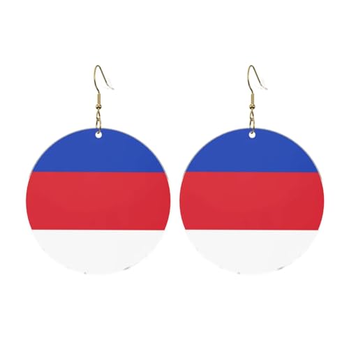 Flagge der Sorben Runde Acryl Ohrringe Ohrringe für Frauen Mode Weihnachtsgeschenk, Einheitsgröße, Acryl Flagge der Sorben Runde Acryl Ohrringe Ohrringe für Frauen Mode Weihnachtsgeschenk, Einheitsgröße, Acryl von UYHhgqw