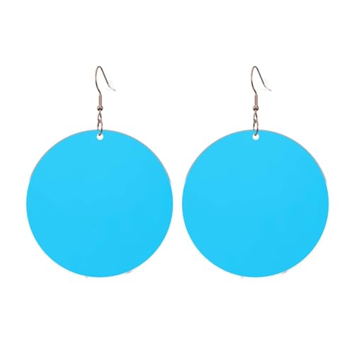 Hellblaue runde Acryl-Ohrringe – Ohrringe für Damen – modisches Weihnachtsgeschenk für Damen, Einheitsgröße, Acryl Hellblaue runde Acryl-Ohrringe – Ohrringe für Damen – modisches Weihnachtsgeschenk für Damen, Einheitsgröße, Acryl von UYHhgqw