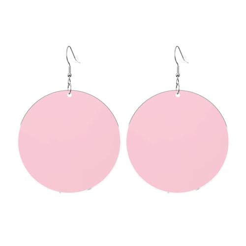 Natürliche rosa runde Acryl-Ohrringe – Ohrringe für Frauen – Damenmode Weihnachtsgeschenk, Einheitsgröße, Acryl Natürliche rosa runde Acryl-Ohrringe – Ohrringe für Frauen – Damenmode Weihnachtsgeschenk, Einheitsgröße, Acryl von UYHhgqw