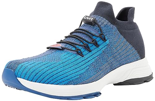 UYN FOR BUGATTI Herren PACE White Sole Sneaker, Blue, 39 EU von UYN FOR BUGATTI