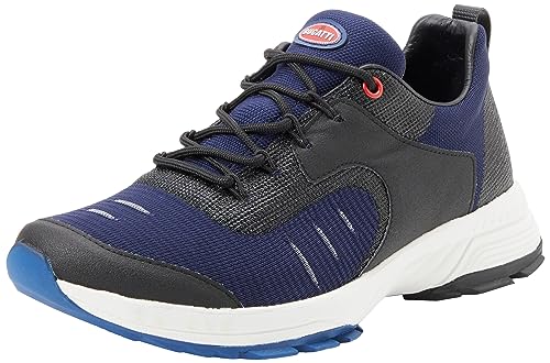 UYN FOR BUGATTI Herren Speed White Sole Sneaker, Blue, 45 EU von UYN FOR BUGATTI