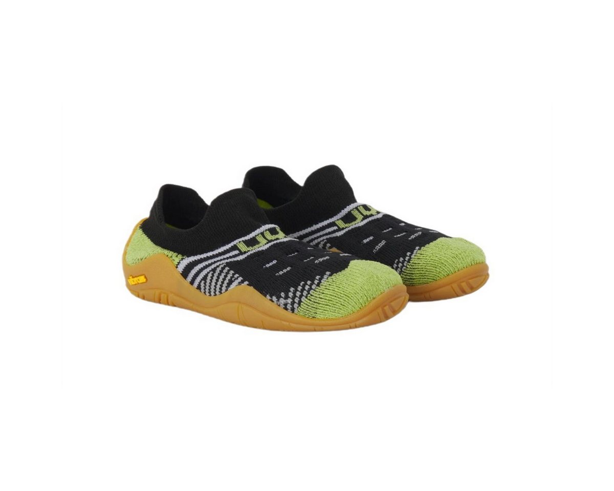 UYN Barfussschuhe Beemotion schwarz/lime Kinder Sneaker von UYN