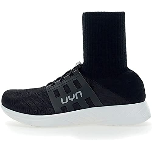 UYN Damen 3D Ribs Metal Tune Sneaker, Black, 36 EU von UYN