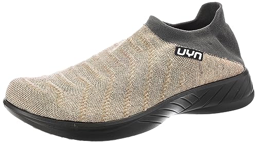 UYN Damen 3D Ribs Sabot Wool Black Sole Sneaker, Beige, 36 EU von UYN