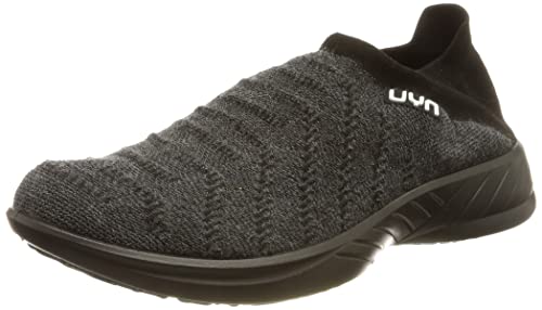 UYN Damen 3D Ribs Sabot Wool Sole Sneaker, Anthracite Mel/Black, 36 EU von UYN