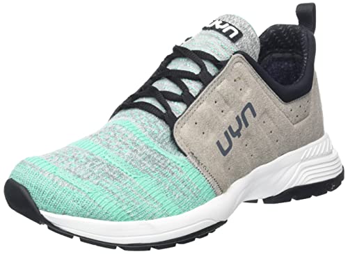 UYN Damen Air Dual Tune Sneaker, Light Grey/Mint, 35 EU von UYN