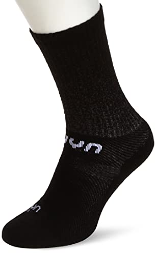 UYN Damen Cycling Aero Winter Socken, Black/White, 39/40 von UYN