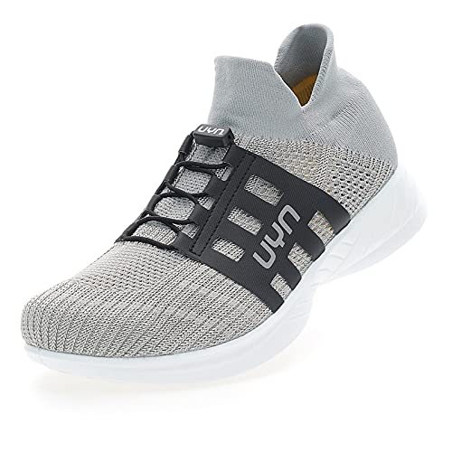 UYN Damen Free Flow Metal Tune Sneaker, Silver/Grey, 36 EU von UYN