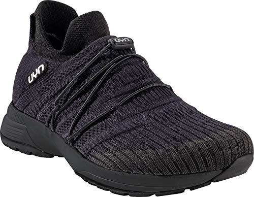 UYN Damen Free Flow Tune Sneaker, Black/Carbon, 37 EU von UYN