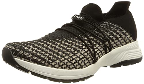 UYN Damen Zephyr Sneaker, Beige Schwarz, 35 EU von UYN