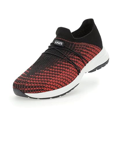 UYN Damen Zephyr Sneaker, Rot schwarz, 38 EU von UYN