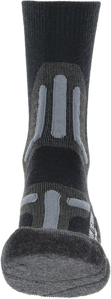 UYN Funktionssocken MAN TREKKING 2IN MERINO MID SOCKS BLACK/GREY UYN Funktionssocken MAN TREKKING 2IN MERINO MID SOCKS BLACK/GREY von UYN