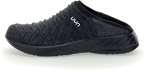 UYN Herren 3D Ribs Sabot Wool Sole Sneaker, Anthracite Mel/Black, 44 EU von UYN