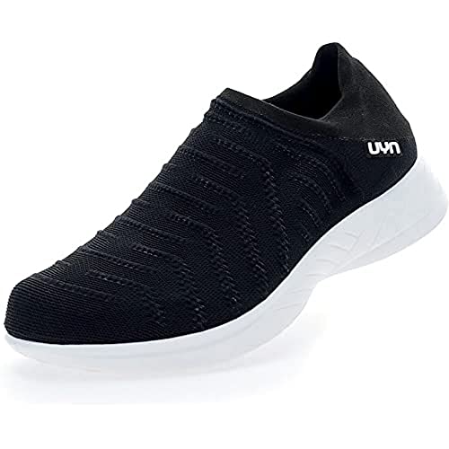 UYN Herren 3D Ribs Sneaker, Black/Charcoal, 44 EU von UYN