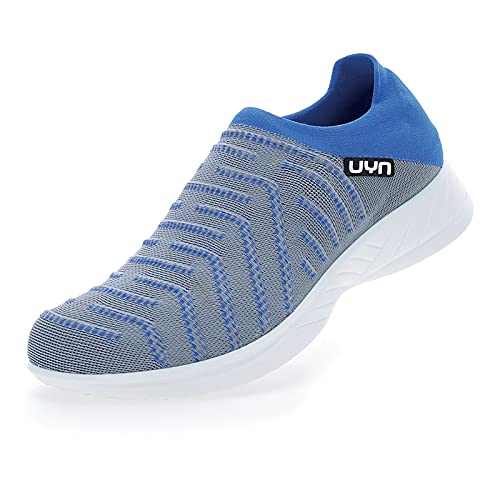 UYN Herren 3D Ribs Sneaker, Grey/Blue, 45 EU von UYN