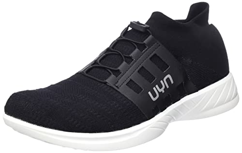 UYN Herren 3D Ribs Tune Sneaker, Black/Charcoal, 39 EU von UYN