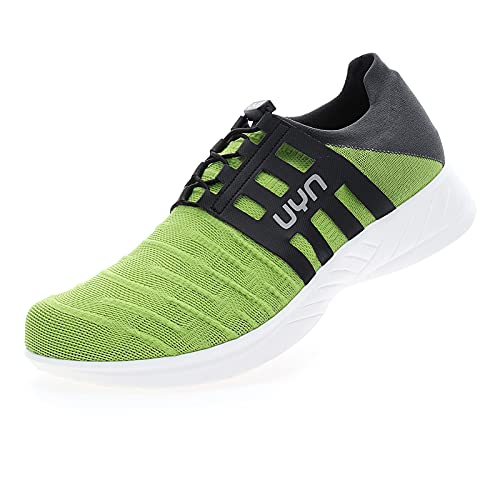 UYN Herren 3D Ribs Tune Sneaker, Green Lime/Charcoal, 45 EU von UYN
