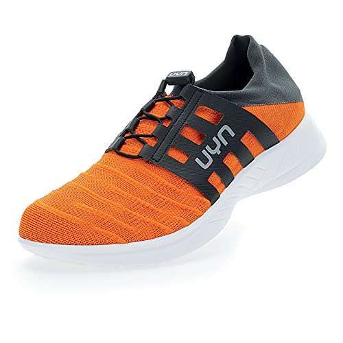 UYN Herren 3D Ribs Tune Sneaker, Orange/Black, 41 EU von UYN