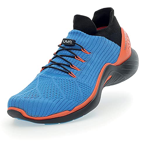 UYN Herren City Running Sneaker, Blue/Orange, 40 EU von UYN