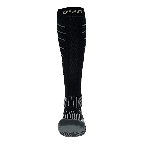 UYN Herren Compression Socken, Black/Grey, 45/47 von UYN