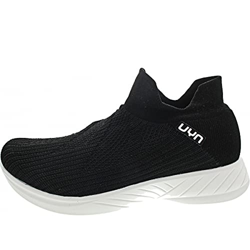 UYN Herren Free Flow Metal Sneaker, Black, 40 EU von UYN