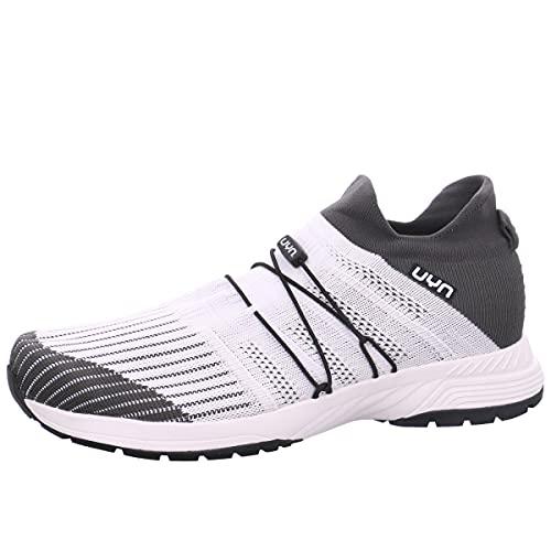 UYN Herren Free Flow Tune Sneaker, White/Grey, 40 EU von UYN