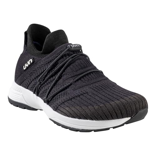 UYN Herren Free Flow Tune Sneaker, Black/Carbon, 47 EU von UYN