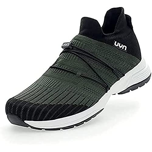 UYN Herren Free Flow Tune Sneaker, Militärgrün, 40 EU von UYN