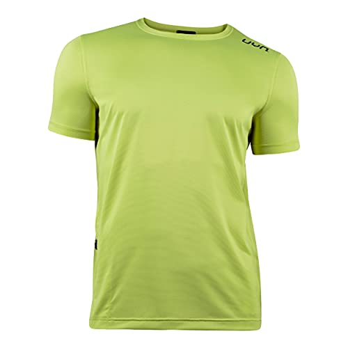 UYN Herren Freemove Technical Roundneck T-Shirt, Green Lime/Anthracite, XXL von UYN