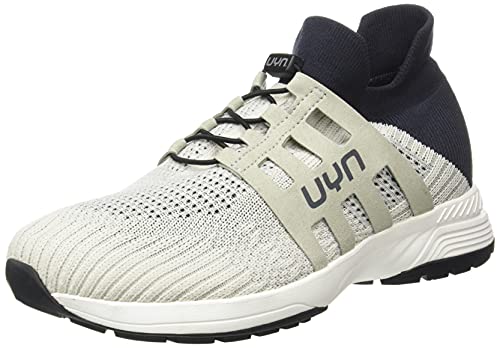 UYN Herren Nature Tune Sneaker, Pearl Grey/Carbon/Grey, 41 EU von UYN