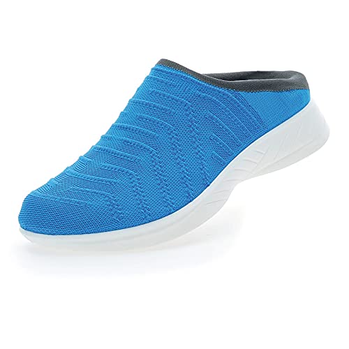 UYN Herren Sabot 3D Ribs Sneaker, Aqua/Charcoal, 46 EU von UYN