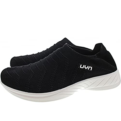 UYN Herren Sabot 3D Ribs Sneaker, Black/Charcoal, 39 EU von UYN