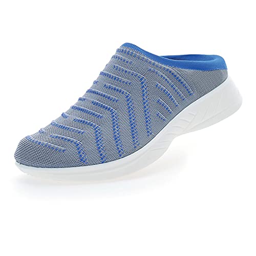 UYN Herren Sabot 3D Ribs Sneaker, Grey/Blue, 41 EU von UYN