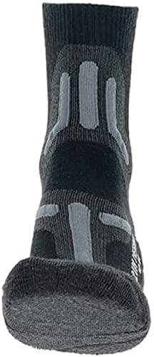 UYN Herren Trekking 2In Merino Socken, Black/Grey, 42/44 von UYN