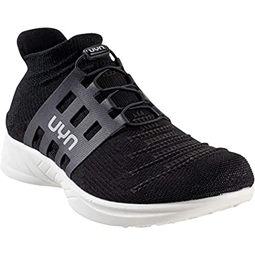 UYN Herren X-Cross Tune Shoes Laufschuhe, Optical Black/Black, 43 EU von UYN